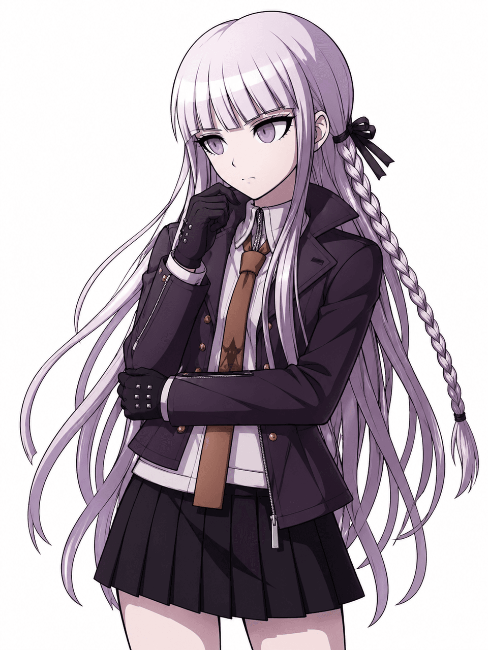 Danganronpa OC Maker example featuring wild-card friend in hero portraits