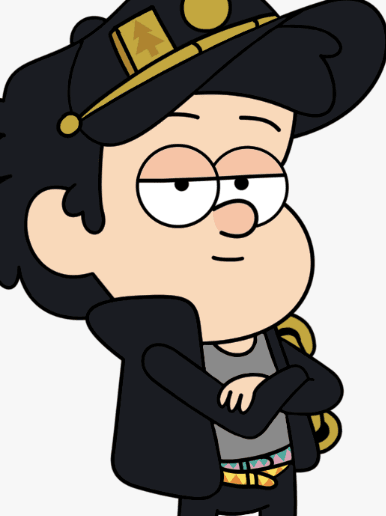Gravity Falls OC Maker interface showing best-friend sidekick with gravity falls-style details for gravity falls intro art