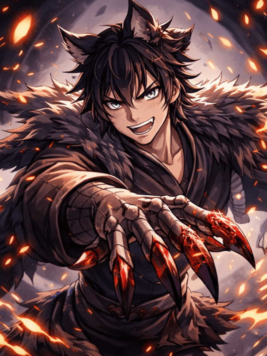 Demon Slayer OC Maker interface showing moonlit rival with crest-like details for rival face-offs