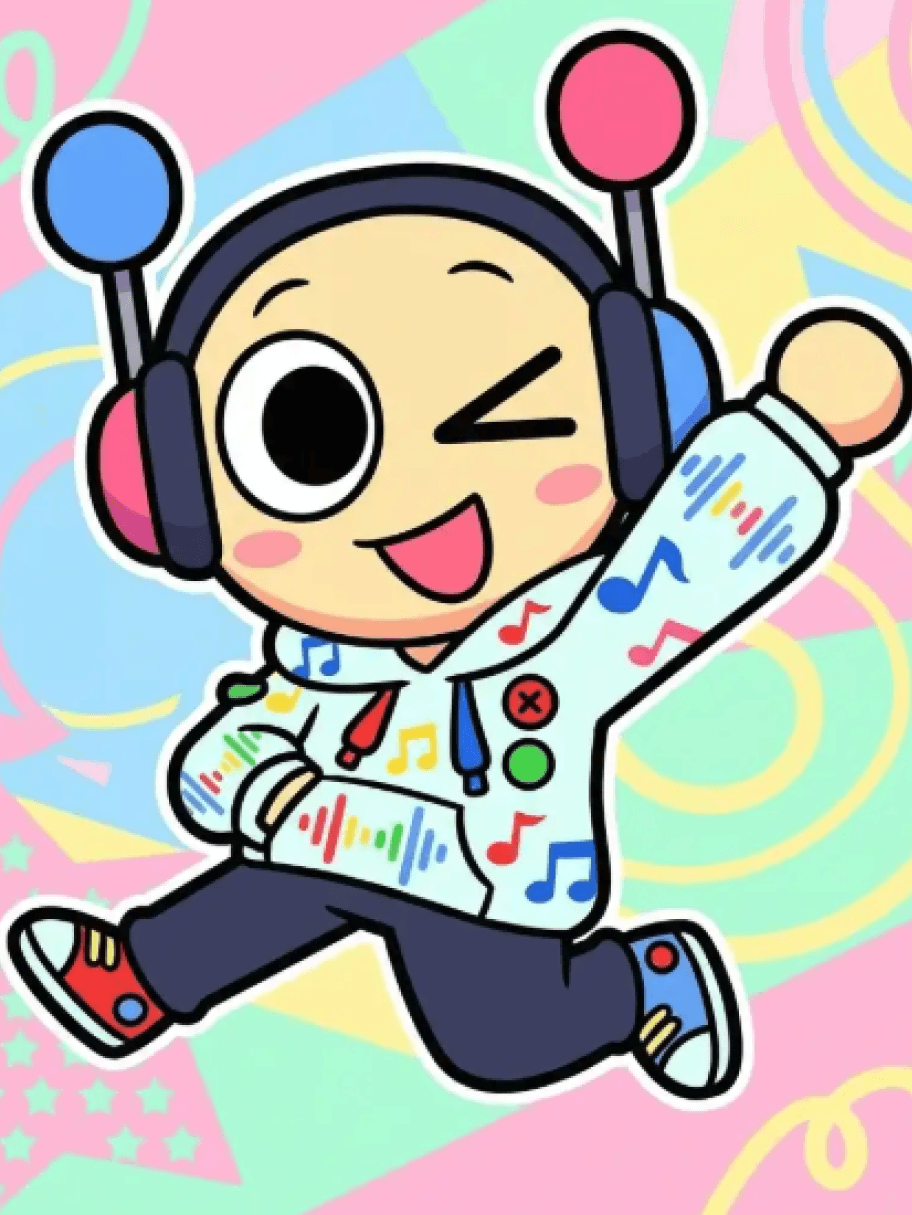 Sprunki OC Maker example featuring best-friend sidekick in poster-style intros