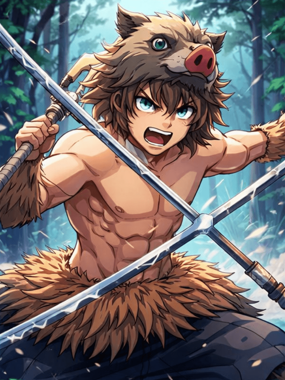 Demon Slayer OC Maker example featuring corps rookie in duel reveals