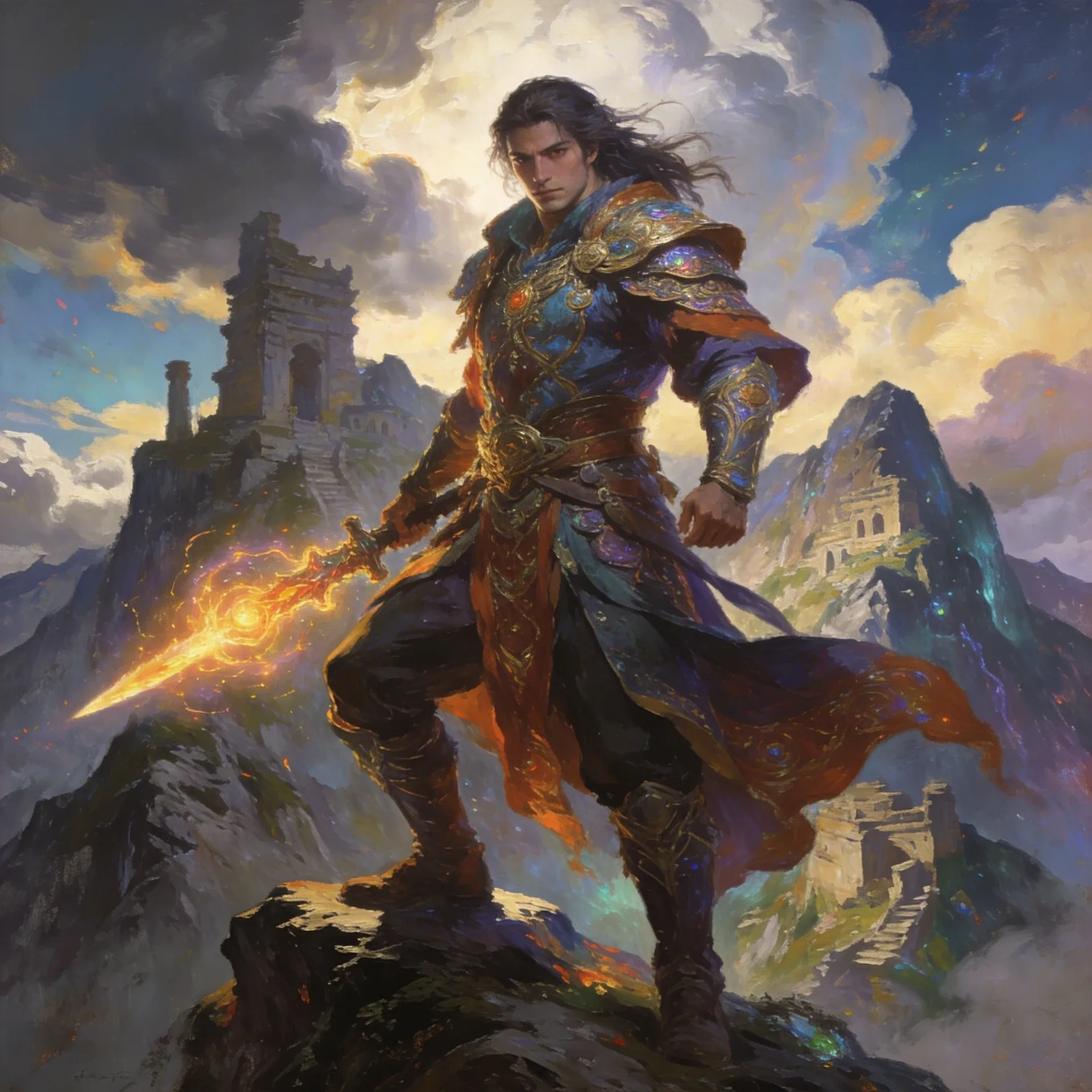 AI Fantasy OC Maker sci-fi robot original character generator