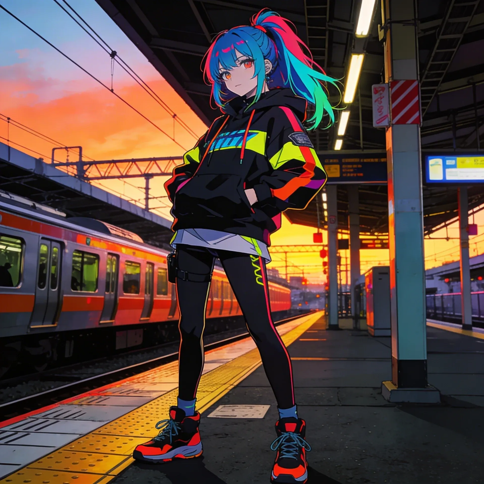 Anime OC Maker sci-fi robot original character generator