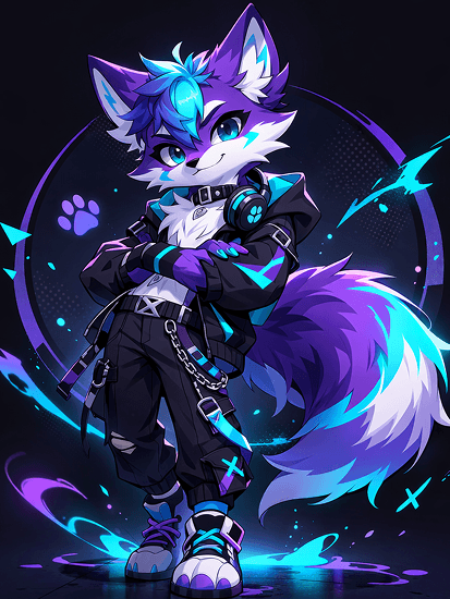 AI furry design