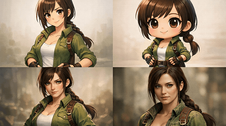 Genshin OC maker AI variants